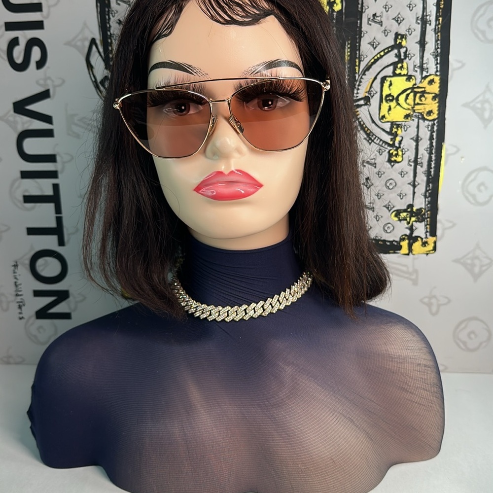 💯🔥🔥- New - Fendi 64mm Cat Eye Sunglasses FF0438/S ROSE GOLD